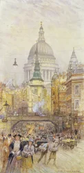 Veduta di Fleet Street, c.1920